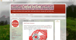 Desktop Screenshot of craftedbyerin.blogspot.com