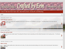 Tablet Screenshot of craftedbyerin.blogspot.com