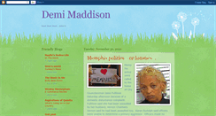 Desktop Screenshot of demimaddison.blogspot.com