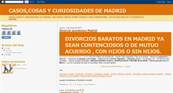 Desktop Screenshot of casosycosasdemadrid.blogspot.com