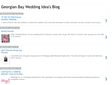 Tablet Screenshot of georgianbayweddings.blogspot.com
