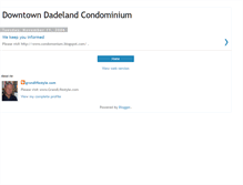 Tablet Screenshot of downtowndadelandcondos.blogspot.com