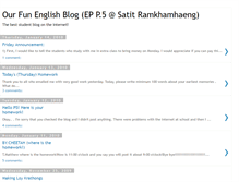 Tablet Screenshot of p5funenglishblog.blogspot.com