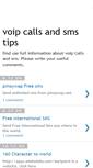 Mobile Screenshot of aboutvoipsms.blogspot.com