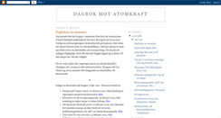 Desktop Screenshot of dagbokmotatomkraft.blogspot.com