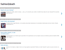 Tablet Screenshot of fashion2death.blogspot.com