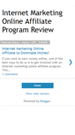 Mobile Screenshot of internetmarketingonlineaffiliate.blogspot.com