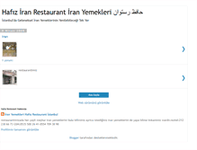 Tablet Screenshot of iranrestaurant-istanbul.blogspot.com