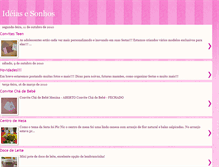 Tablet Screenshot of ideiassonhos.blogspot.com