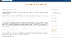Desktop Screenshot of hyenasbelly.blogspot.com