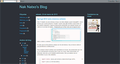 Desktop Screenshot of naknatxo.blogspot.com