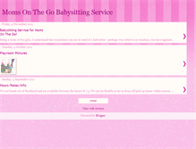 Tablet Screenshot of momsonthegobabysittingservice.blogspot.com