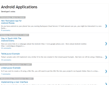 Tablet Screenshot of androiddevel.blogspot.com