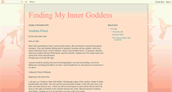 Desktop Screenshot of myinnergoddess.blogspot.com