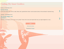 Tablet Screenshot of myinnergoddess.blogspot.com