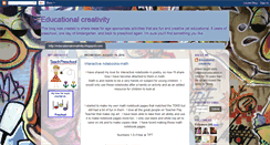 Desktop Screenshot of educationalcreativity.blogspot.com