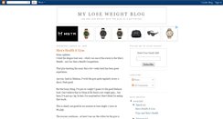 Desktop Screenshot of my-lose-weight-blog.blogspot.com