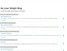 Tablet Screenshot of my-lose-weight-blog.blogspot.com