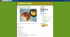 Desktop Screenshot of cookingcouples.blogspot.com