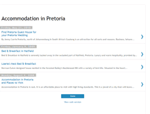 Tablet Screenshot of accommodation-in-pretoria.blogspot.com