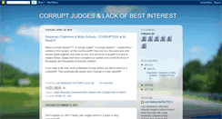 Desktop Screenshot of corruptjudgeslackofbestinterest.blogspot.com