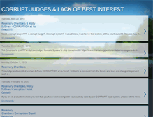 Tablet Screenshot of corruptjudgeslackofbestinterest.blogspot.com