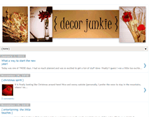 Tablet Screenshot of decorjunkie.blogspot.com