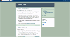 Desktop Screenshot of landon-lueck.blogspot.com