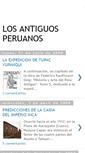 Mobile Screenshot of losantiguosperuanos.blogspot.com