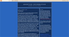Desktop Screenshot of abortion-information.blogspot.com
