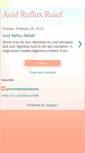 Mobile Screenshot of acidreflux-relief.blogspot.com