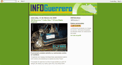 Desktop Screenshot of infoguerrero.blogspot.com