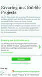 Mobile Screenshot of ervaringenmetbubbleprojects.blogspot.com