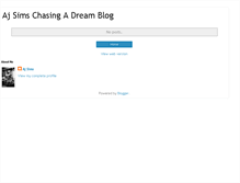 Tablet Screenshot of ajsims19.blogspot.com