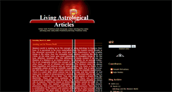 Desktop Screenshot of living-astrology.blogspot.com