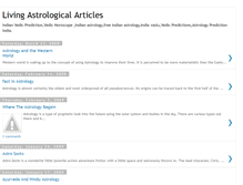 Tablet Screenshot of living-astrology.blogspot.com