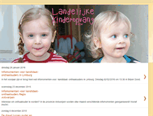 Tablet Screenshot of landelijkekinderopvang.blogspot.com