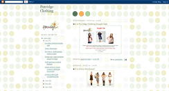 Desktop Screenshot of porridgeclothing.blogspot.com