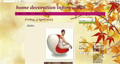 Desktop Screenshot of home-dicoration.blogspot.com