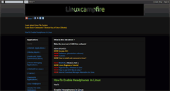 Desktop Screenshot of linuxcampfire.blogspot.com
