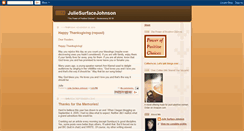 Desktop Screenshot of juliesurfacejohnson.blogspot.com