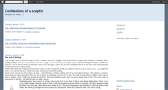 Desktop Screenshot of confessionsofasceptic.blogspot.com