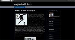 Desktop Screenshot of alejandroboloix.blogspot.com