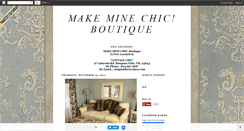 Desktop Screenshot of makeminechicboutique.blogspot.com