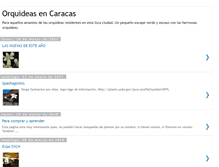Tablet Screenshot of orquideasencaracas.blogspot.com