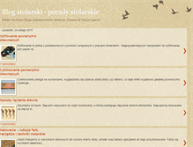 Tablet Screenshot of porady-stolarskie.blogspot.com