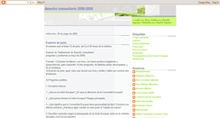 Desktop Screenshot of derechocomunitariocunef.blogspot.com