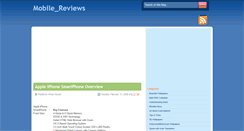 Desktop Screenshot of mobilreviews.blogspot.com