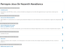 Tablet Screenshot of parroquiajesusdenazareth.blogspot.com