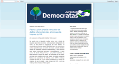 Desktop Screenshot of juventudedemocrataspr.blogspot.com